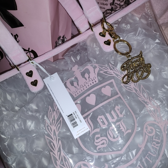 Juicy Couture X Stoney Clover Lane Clear Tote Bag - Picture 6 of 8